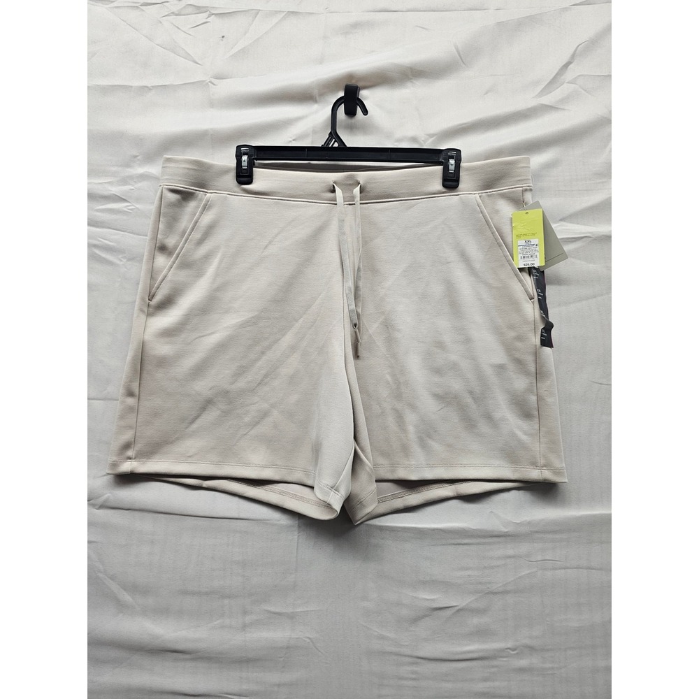 All in Motion Womens Athletic Shorts Stone Poly Blend Workout Size XXL